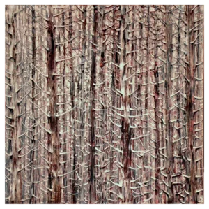 Kristine Kvitka, Pines, 2014, Oil on Canvas