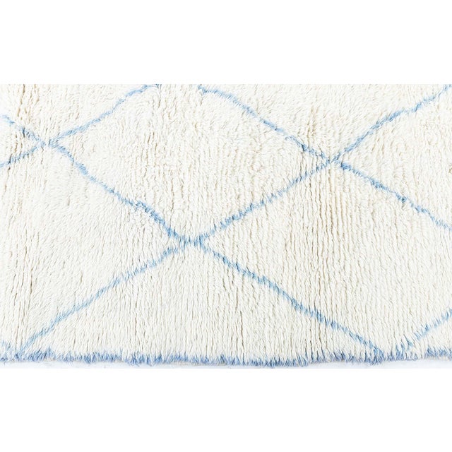 Tribal Geometric Modern Diamond Soft Beige Rug "Sky Diamond" by Doris Leslie Blau For Sale - Image 3 of 9