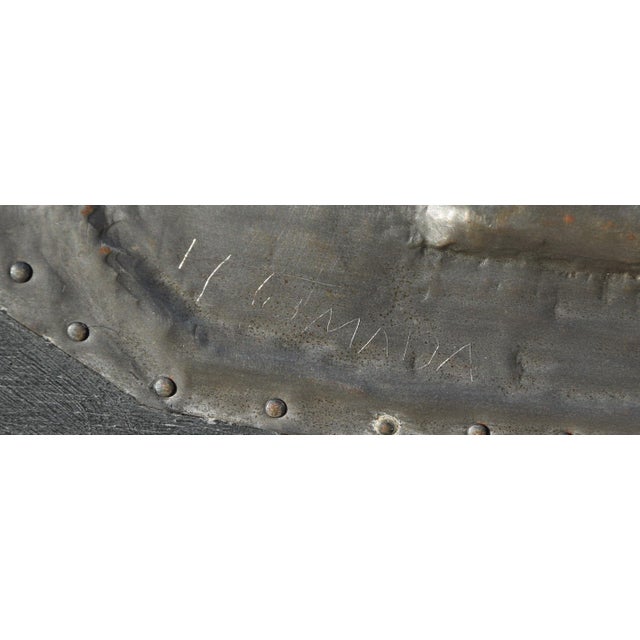 Metal Menschengruppe Relief by Hermann Tomada, 1980 For Sale - Image 6 of 8