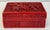 Early 20th Century Vintage Hand-Carved Chinese Cinnabar Lacquer Box For Sale - Image 5 of 10