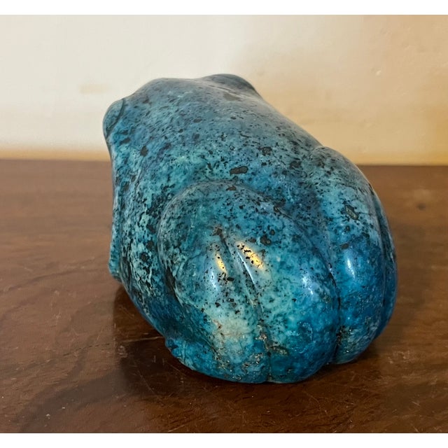 Carved Turquoise Frog Fetish For Sale - Image 9 of 12