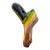 Jody Fine Studios Signed Large Artglass Sommerso Sculpture 2006 18in For Sale