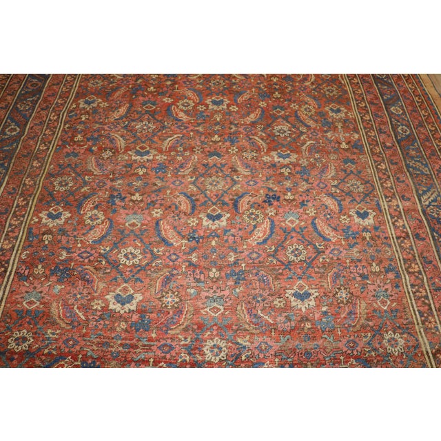 Textile Antique Zabihi Collection Persian Bakshaish Rug - 8'8" x 11' For Sale - Image 7 of 12