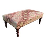 George Smith Kilim Ottoman For Sale