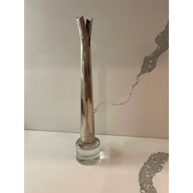 Lino Sabattini 1950s Lino Sabattini Cardinale Bud Vase For Sale - Image 4 of 6