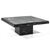 An elegant, minimalist form, this side table by Ello is crafted of black composite marble. Also available is the matching...