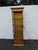 Hollywood Regency Tall Narrow Distressed Gold Display Shelf Cabinet 6661 For Sale - Image 15 of 15