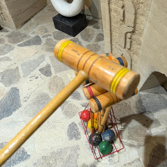 South Bend Croquet Set Mid Century Modern For Sale - Image 10 of 13