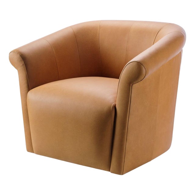 Trumpet Swivel Chair Camel For Sale