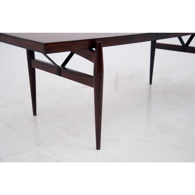Brown Danish Coffee Table, 1960s For Sale - Image 8 of 9