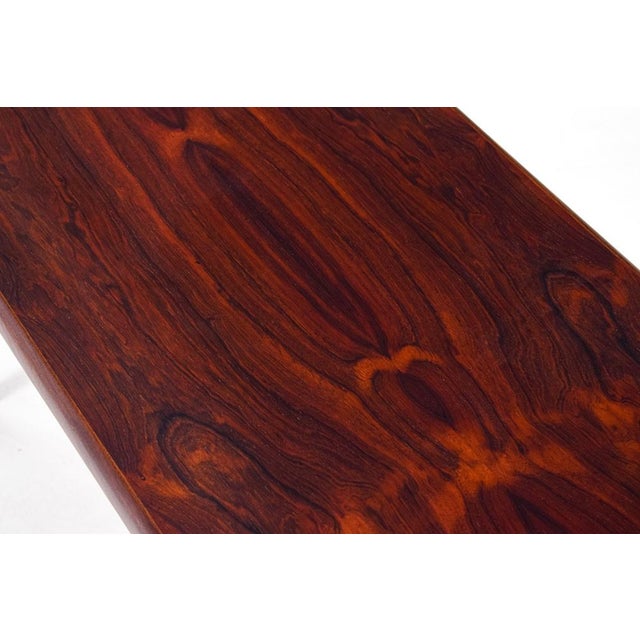 1960s Danish Modern Rosewood Coffee Table, 1960 For Sale - Image 5 of 6