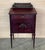 Late 19th Century Pair of French Mahogany Nightstands with Drawer, Door and Bronze Crest For Sale - Image 17 of 18