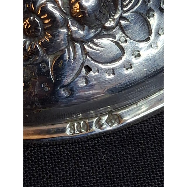 Antique German 800 Solid Silver Hexagonal Kiddush Cup Goblet Judaica Shabbat C1890 For Sale - Image 12 of 18