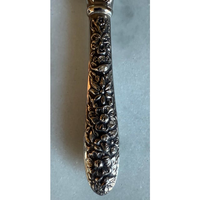 Late 20th Century Vintage Godinger Silver Plated Butter Knives - Set of 5 For Sale - Image 5 of 10