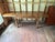 Vintage Farmhouse Style solid oak wood dining table with leaves . Sturdy and heavy Approximate measures: 91'' wide, 34.5''...