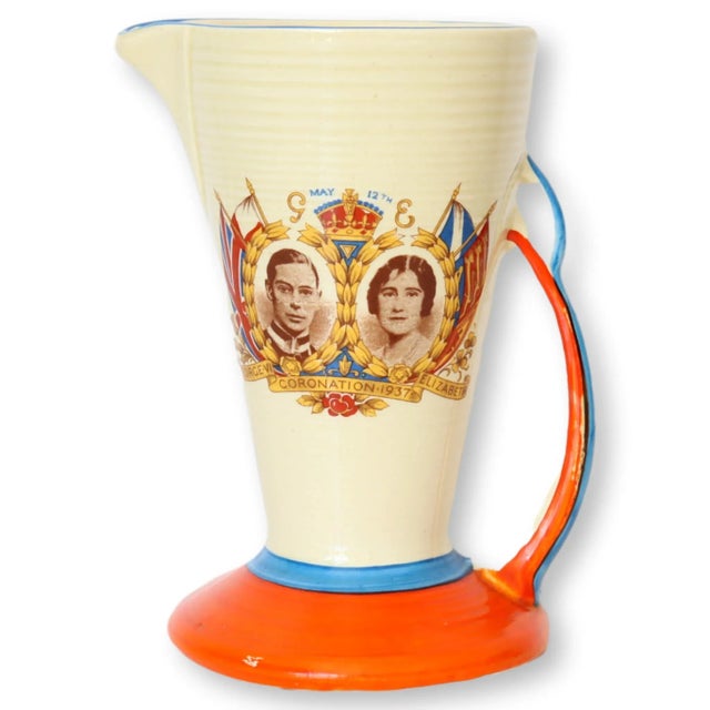 1930s 1937 Coronation of King George VI Cream Jug For Sale - Image 5 of 5