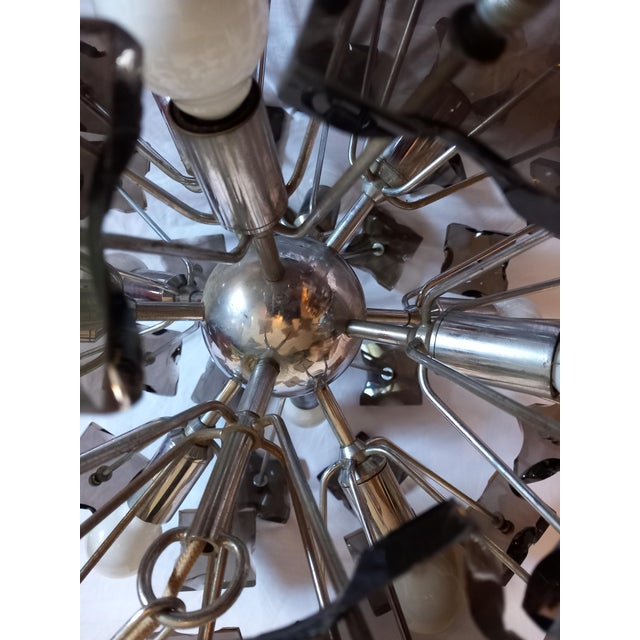 Italian Sputnik Chandelier from Fontane Arte, 1960s For Sale - Image 16 of 18