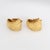 Stylish vintage Cartier sculptural earrings crafted in 18k yellow gold (circa 1970s). A wonderfully tactile pair of...