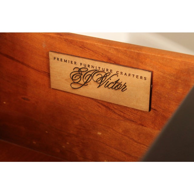 Late 20th Century EJ Victor French Hollywood Regency Mirrored Triple Chest For Sale In Philadelphia - Image 6 of 12