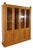Frank Lloyd Wright Style Tiger Oak China Display Cabinet by Swartzendruber For Sale