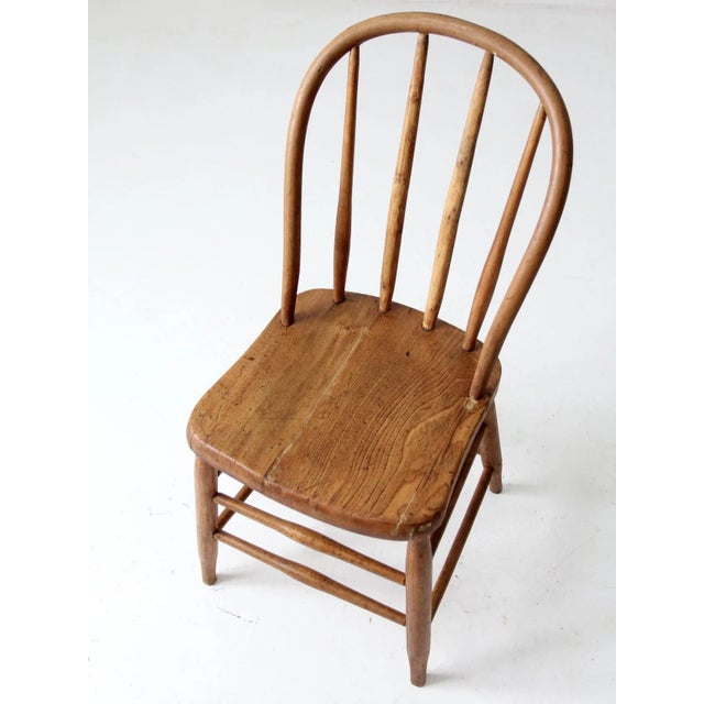 Antique Farmhouse Windsor Chair For Sale - Image 6 of 12