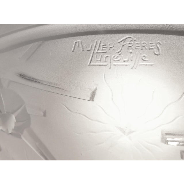 French Art Deco Pendant Light by Muller Freres 1920s France For Sale - Image 10 of 10