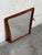 Brown Vintage Danish Modern Teak Wall Mirror Mid Century Scandinavian Entryway Mirror For Sale - Image 8 of 10