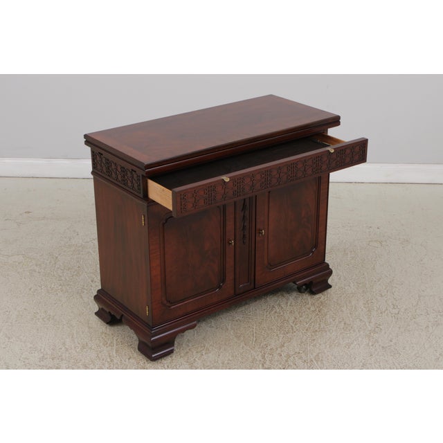 Henkel Harris Henkel Harris Model 2442 Chippendale Mahogany Server For Sale - Image 4 of 18