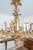 French Mid 20th Century Large Gilt Metal Multi-Arm Chandelier – French Style Acanthus Leaf Form, 20+ Lights For Sale - Image 3 of 5