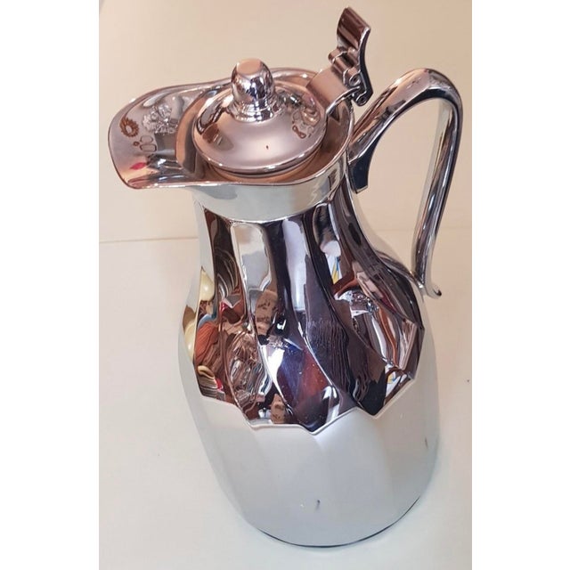 German Silver Thermos Flask from Alfi, 1980s For Sale - Image 5 of 5