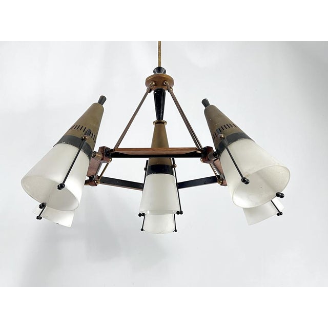 Mid-Century Modern Sputnik Chandelier by Stilnovo, Italy, 1950s For Sale - Image 18 of 18