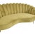 Spanish Three-Seater Sofa in Green Velvet by Spanish Manufactory For Sale - Image 6 of 10
