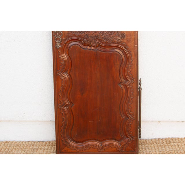19th Century Mid-19th Century French Carved Walnut Door For Sale - Image 5 of 7