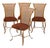 Dining Chairs attributed to Jacques Adnet, Set of 4 For Sale - Image 12 of 13