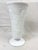 Shabby Chic Vintage Grape Vine Design Milk Glass Vase For Sale - Image 3 of 9