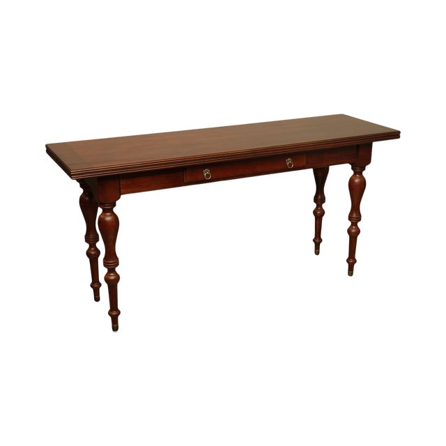 Ethan Allen British Classics Convertible Console Dining Table Chairish