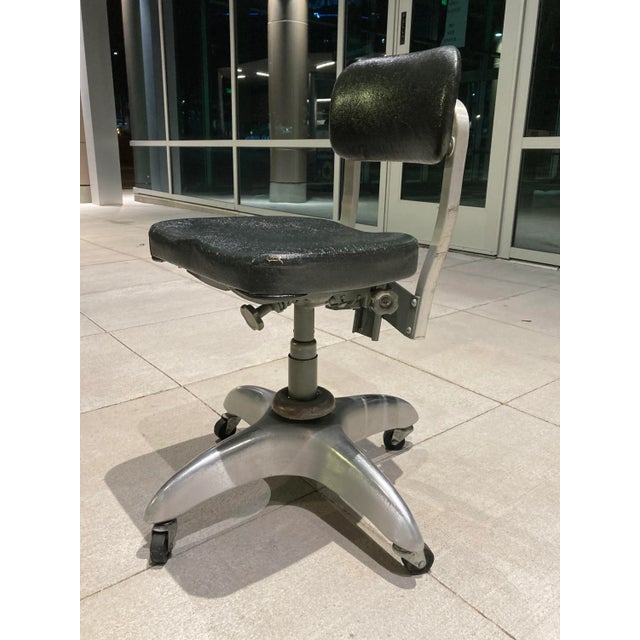 Bottle Green Industrial Tanker Chair Giò Ponti for GoodForm For Sale - Image 8 of 13