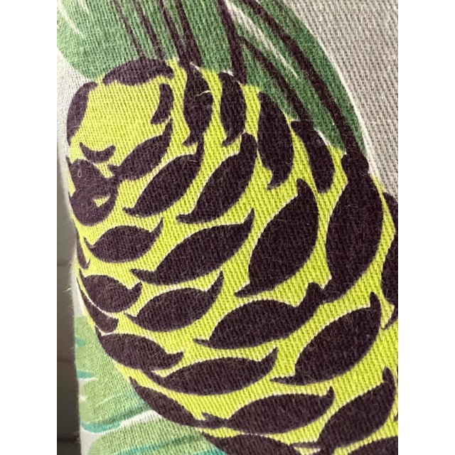 Pair of Pierce & Ward Pillows Made from Vintage Pinecone Fabric For Sale In Los Angeles - Image 6 of 7