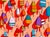 Buoys by James Mattison, 36x48, Oil on Wood Canvas, 2024 For Sale