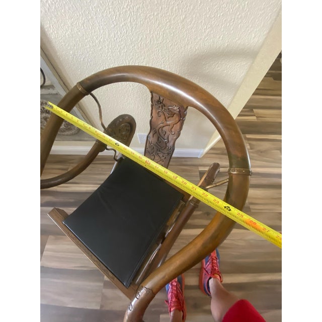 Late 20th Century Late 20th Century Folding Campaign Chair For Sale - Image 5 of 12