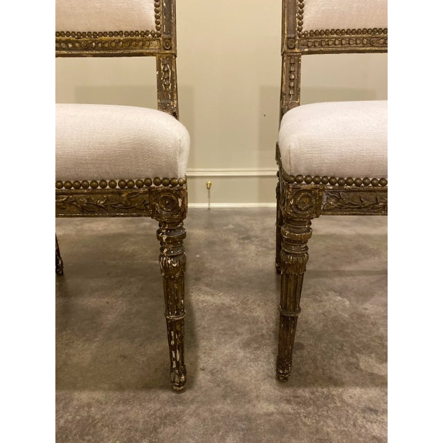 Wood Early 20th Century Antique Italian Accent Chairs - Pair For Sale - Image 7 of 8