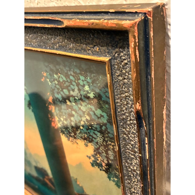 “Daybreak” by Maxfield Parrish | Iconic Early 20th-Century Art Print, Original Frame For Sale - Image 4 of 9