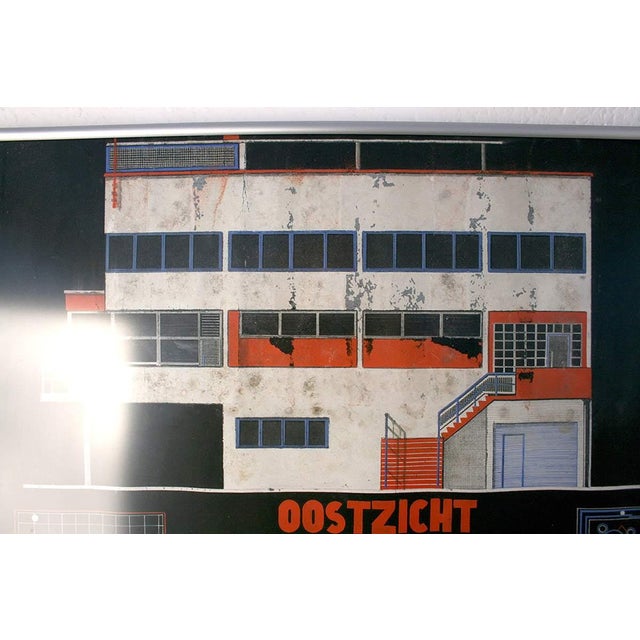 1930s Marcel Seger, Bauhaus Villa, 1932, Charcoal, Pastel & Paper, Framed, Set of 2 For Sale - Image 5 of 18