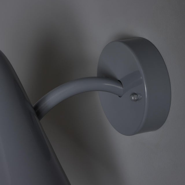 Mid-Century Modern 'ZuZu' Silver Painted Brass Wall Sconce in the Style of Jacques Biny For Sale - Image 9 of 18