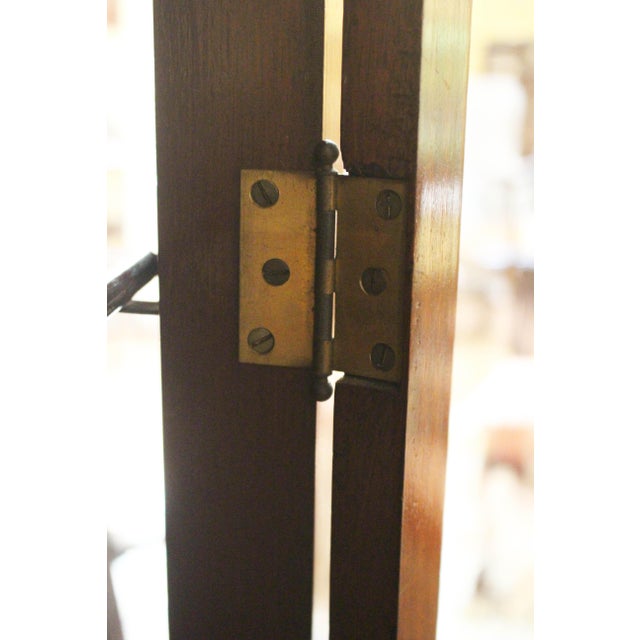 Wood Circa 1901-1914 Edwardian Period English Bookcase Cabinet on Stand For Sale - Image 7 of 10