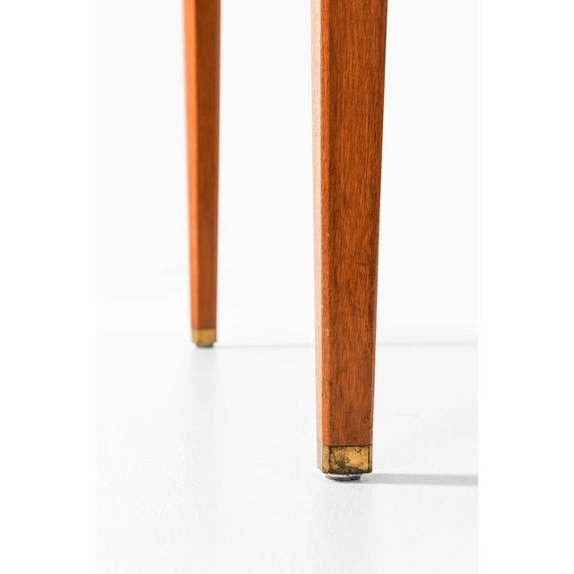 Scandinavian Modern Desk in Brass and Teak attributed to Axel Larsson, 1959 For Sale - Image 6 of 14