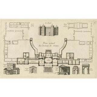 Le Rouge, The Stowe House in Stowe, Buckinghamshire, England, 1785, Print For Sale