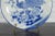 Japanese Blue and White Hand-Painted Porcelain Charger Plate with Peacock Bird For Sale - Image 12 of 13