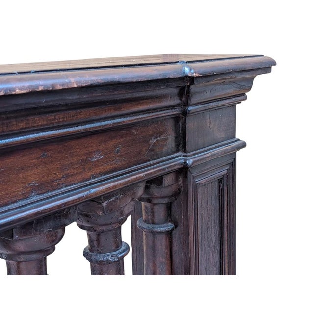 Brown Walnut Balustrades, Italy, Set of 2 For Sale - Image 8 of 13