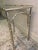 Metal Mid 20th Century Tubular Metal Faux Bamboo Glass Top Console Table For Sale - Image 7 of 11